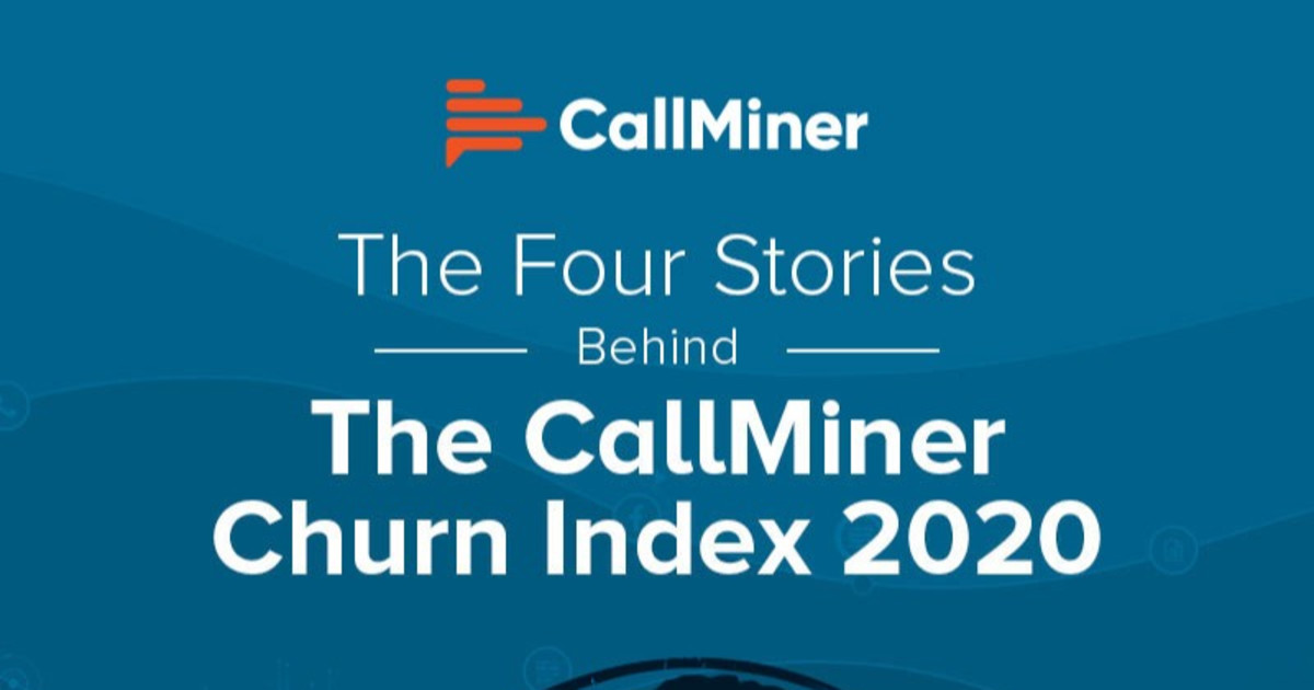 2020 US CallMiner Churn Index Infographic