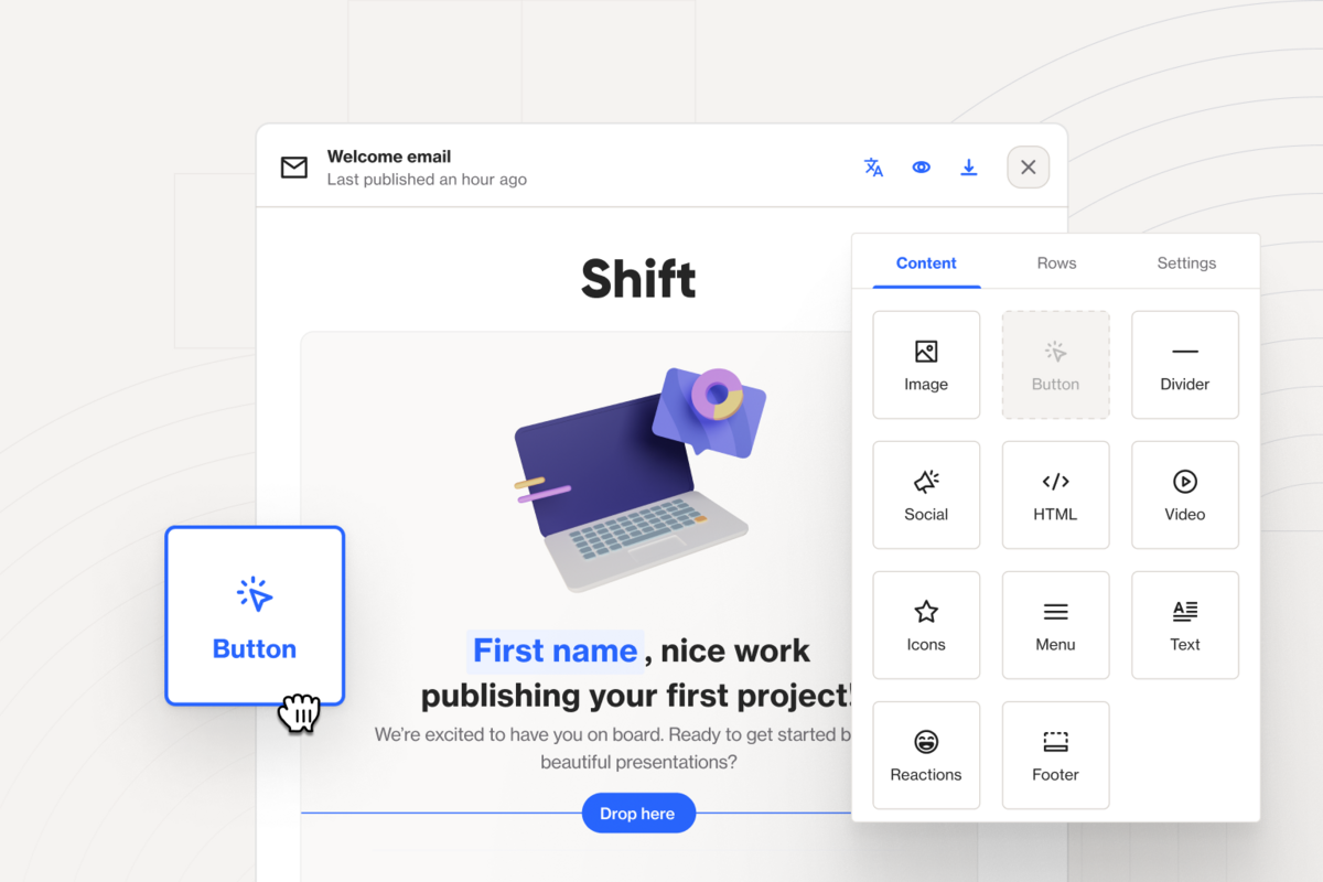 How to add dynamic content to emails