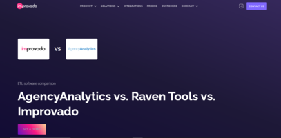 AgencyAnalytics vs. Raven Tools vs. Improvado