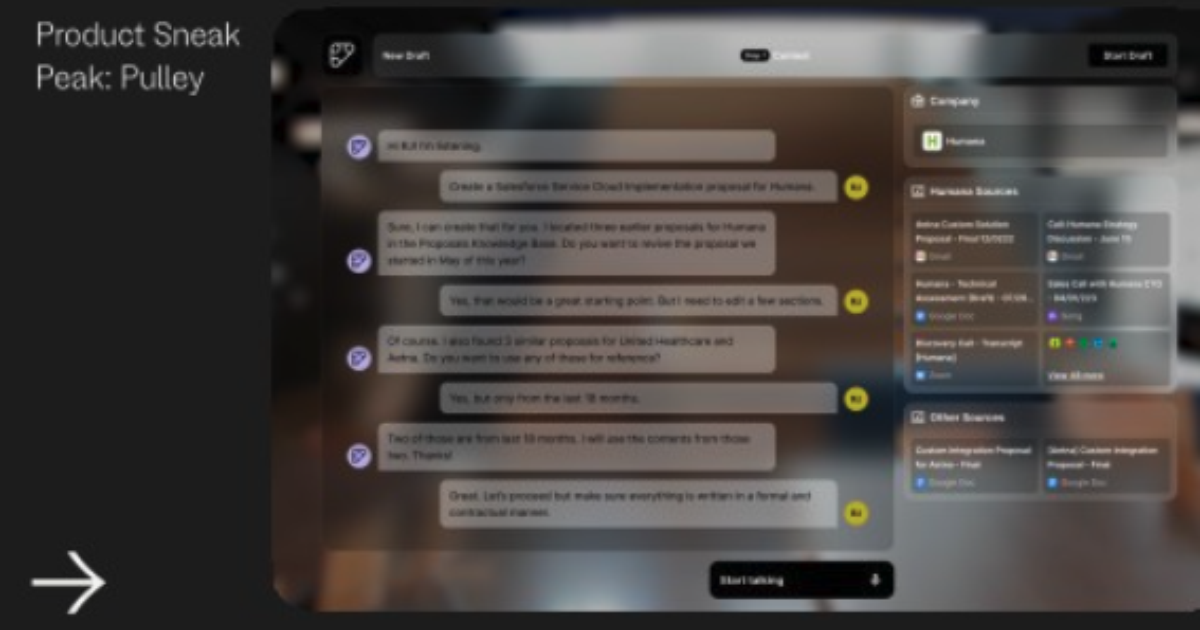 Create Proposals Faster: Stellar + Pulley Generative AI Application Development