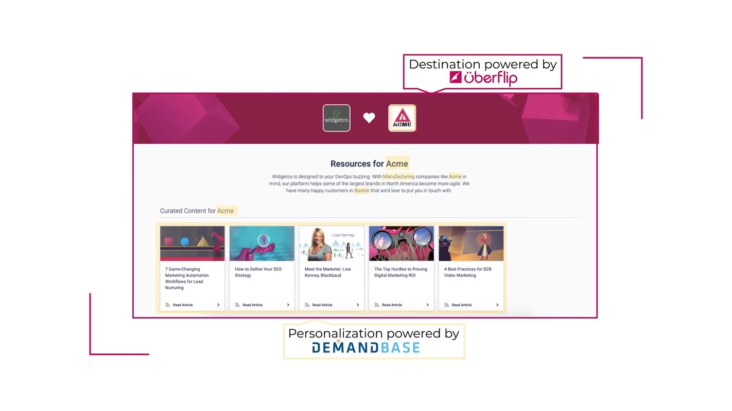 Using Uberflip with Demandbase