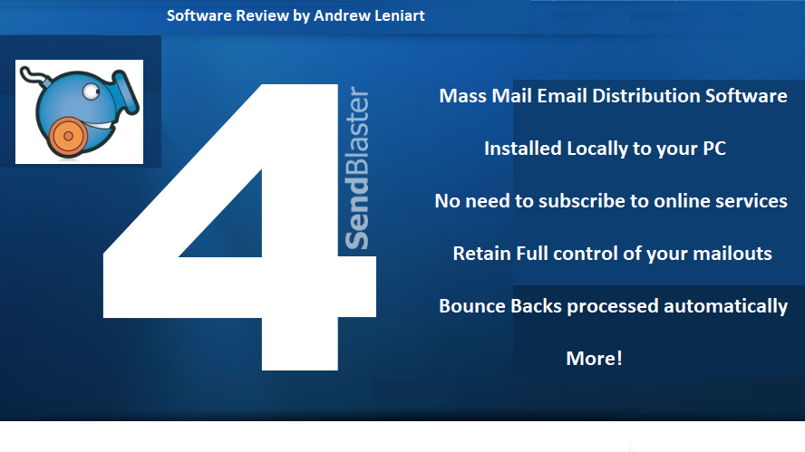 Comprehensive SendBlaster Review | Locally installed Mass Email Mailout Software