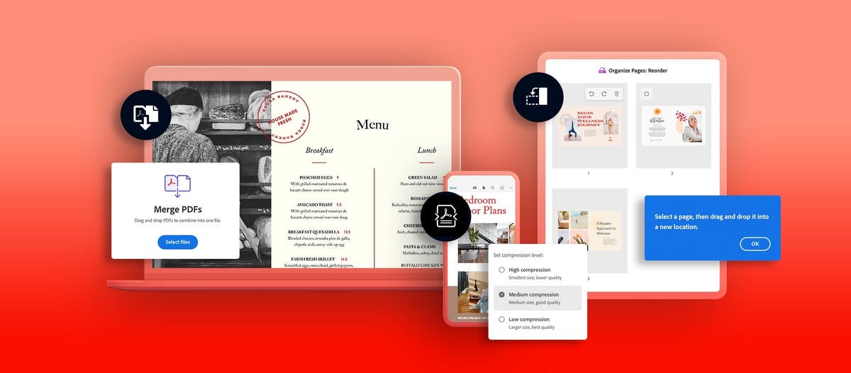 Keep important documents on hand anywhere you go with Adobe Acrobat online