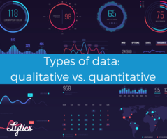 A breakdown of qualitative vs quantitative data
