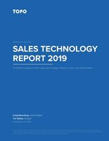 TOPO Sales Technology Report 2019