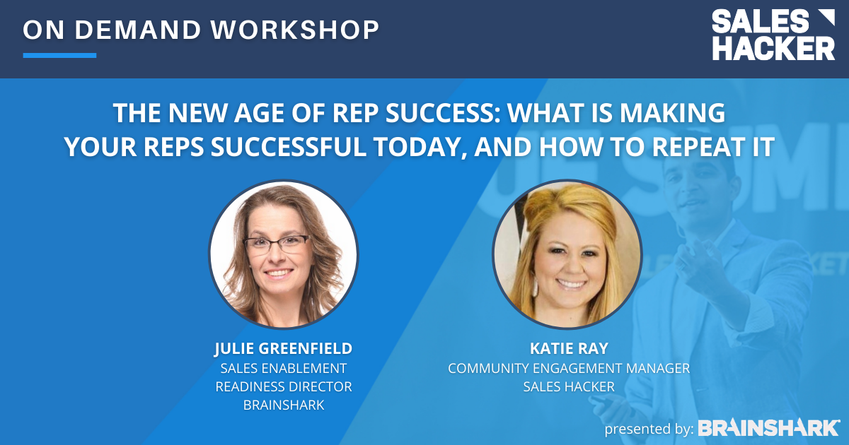 The New Age of Rep Success: What is Making Your Reps Successful Today, and How to Repeat It