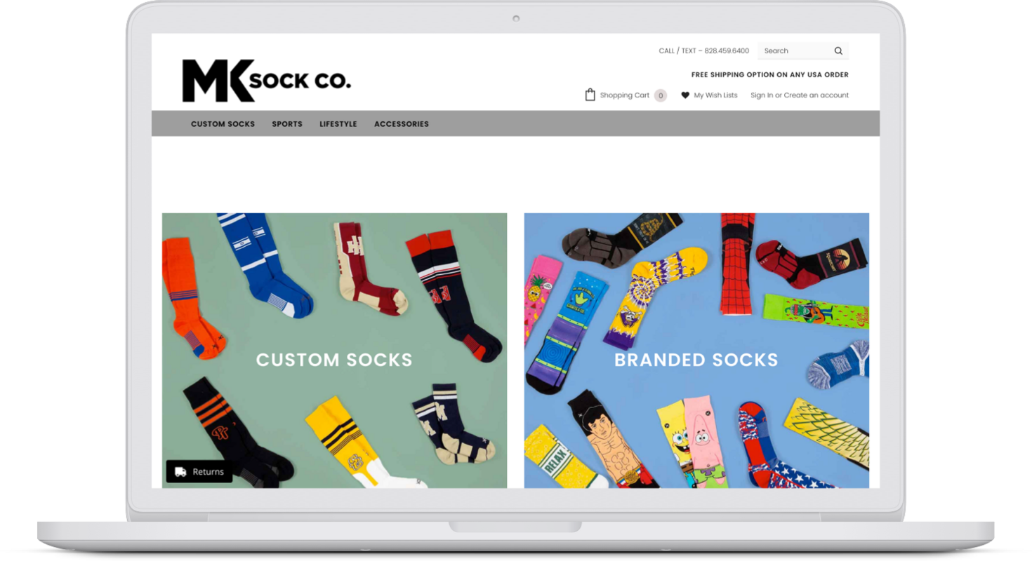 MK Socks drove a 65% response rate with Emotive