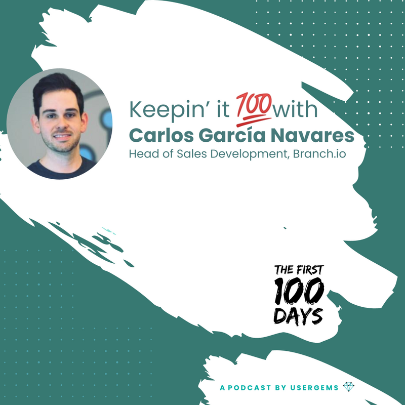 Keepin' it 100 with Carlos García Navares, Branch.io