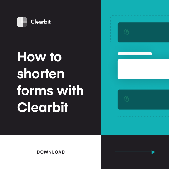 How to shorten forms with Clearbit