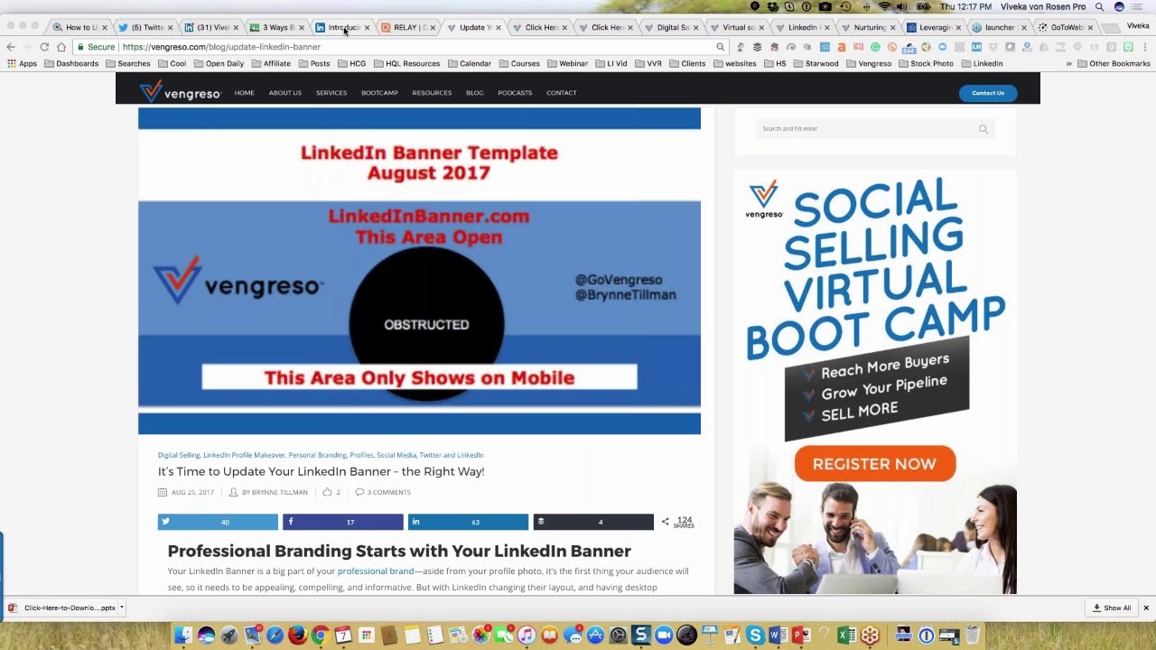 Webinar - Leveraging Social Selling to Fill Your Pipeline