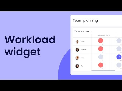 Resource management with Workload | monday.com tutorials