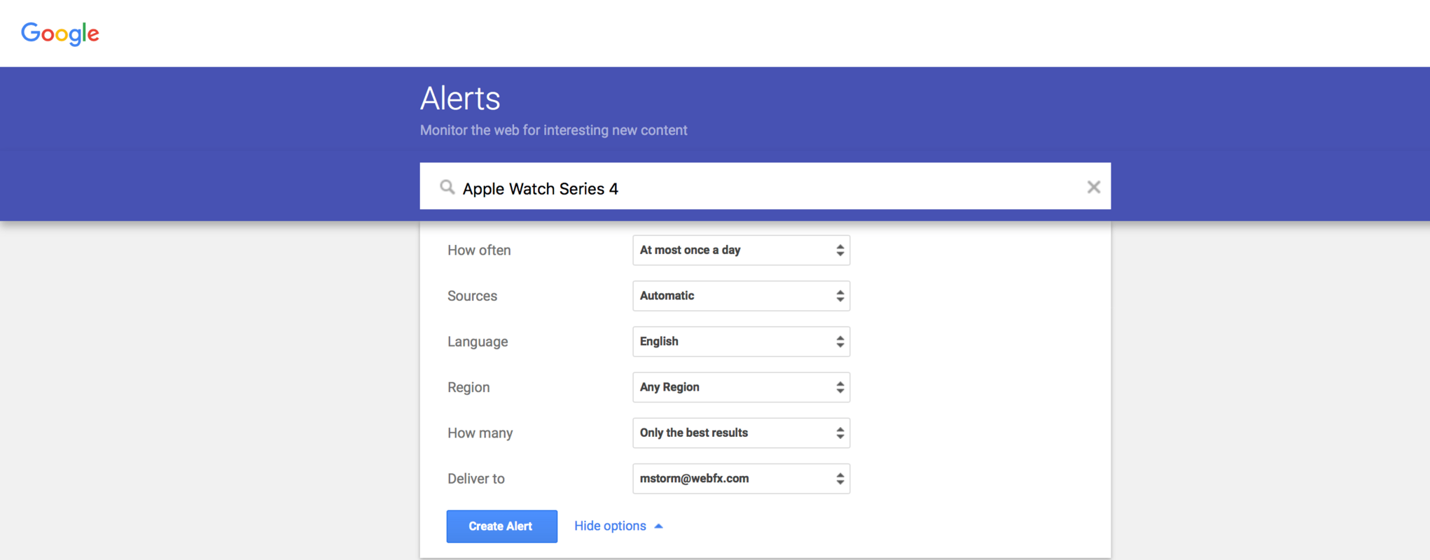 How to Set Up Google Alerts
