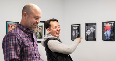 How We Roasted Our Founders With Our In-House Art Gallery