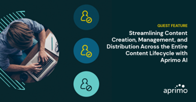 Guest Feature: Streamlining Content Creation, Management, and Distribution Across the Entire Content Lifecycle with Aprimo AI