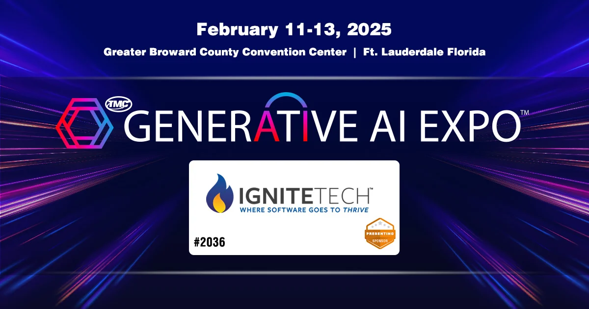 IGNITETECH SIGNS ON AS EXCLUSIVE PRESENTING SPONSOR FOR GENERATIVE AI EXPO 2025, THE #TECHSUPERSHOW