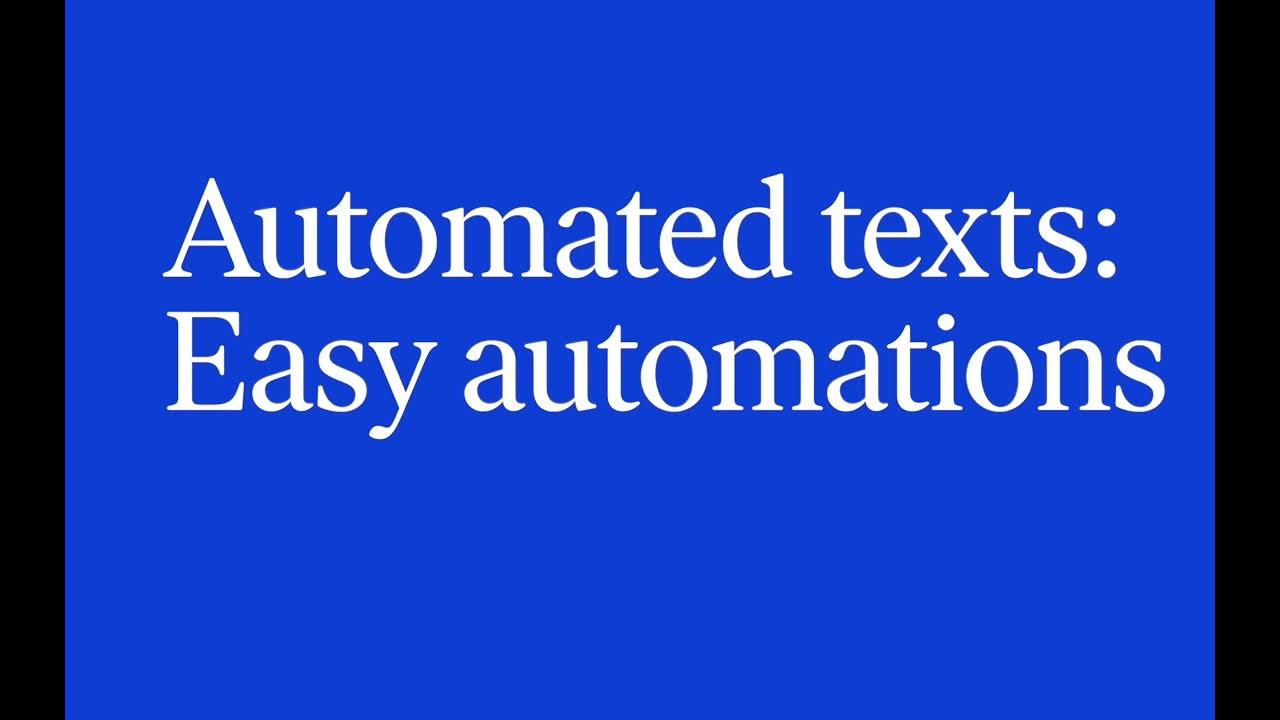 Automated Text Message Examples Using Keap's Easy Automations