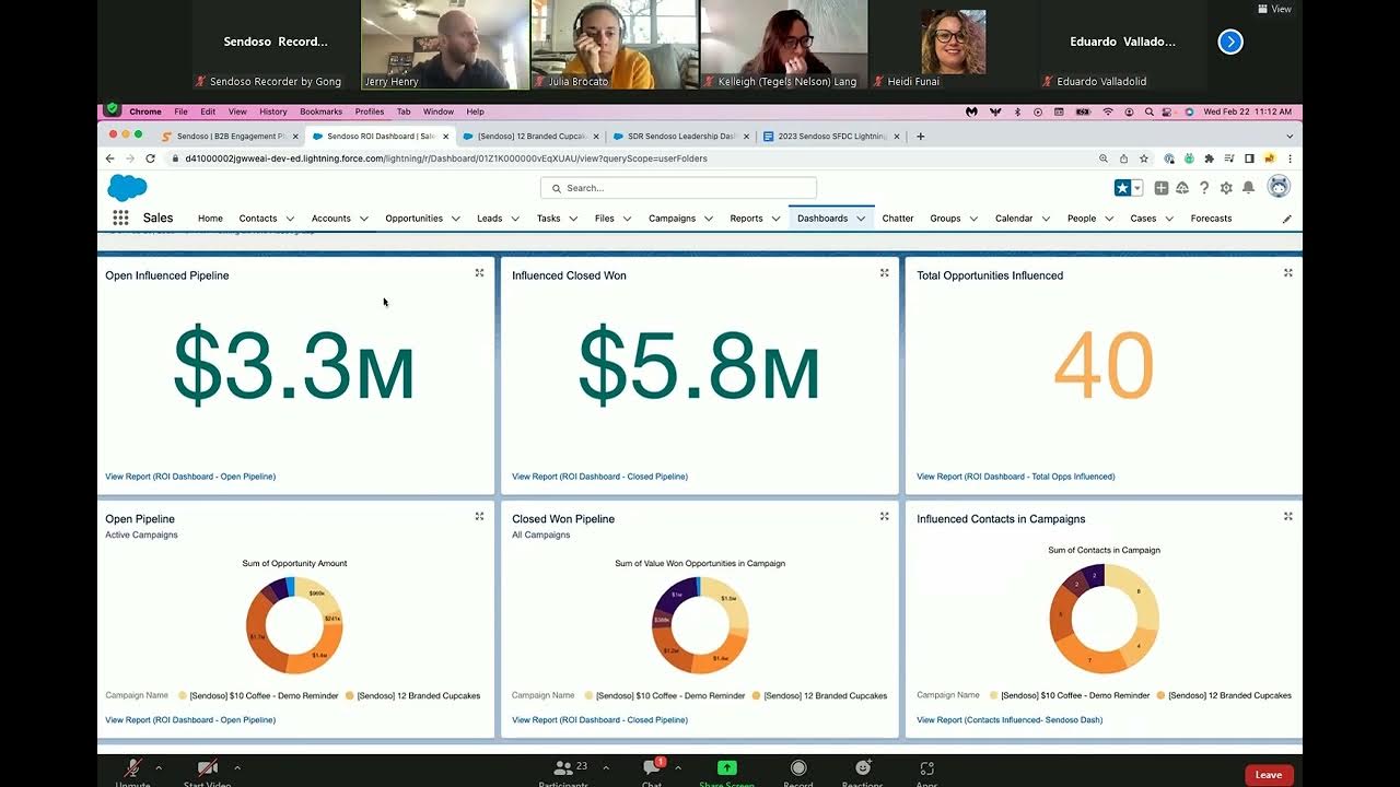 Sendoso MasterClass - SFDC Reporting & Dashboards