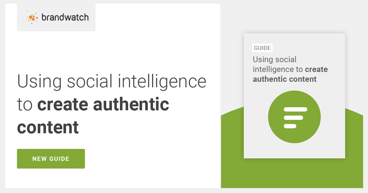 Using Social Intelligence to Create Authentic Content