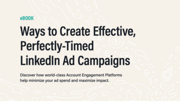 Ways to Create Effective, Perfectly-Timed LinkedIn Ad Campaigns