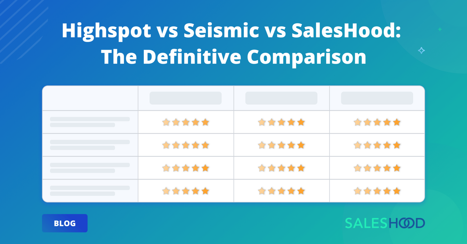 Highspot vs SalesHood: The Definitive Comparison [October 2024]