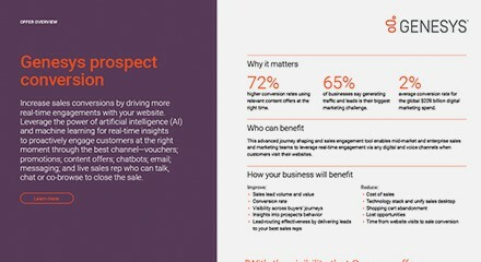 Genesys prospect conversion