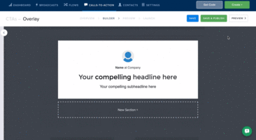 Introducing ConvertFlow's new drag & drop call-to-action builder