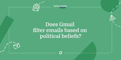 Does Gmail filter emails based on political beliefs?