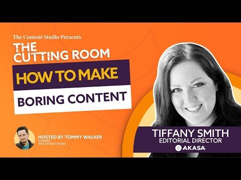 "How to make boring content" | The Cutting Room ft. Tiffany Smith of AKASA