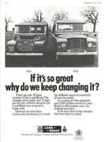 Vintage Land Rover ad speaks on innovation - Swipe File