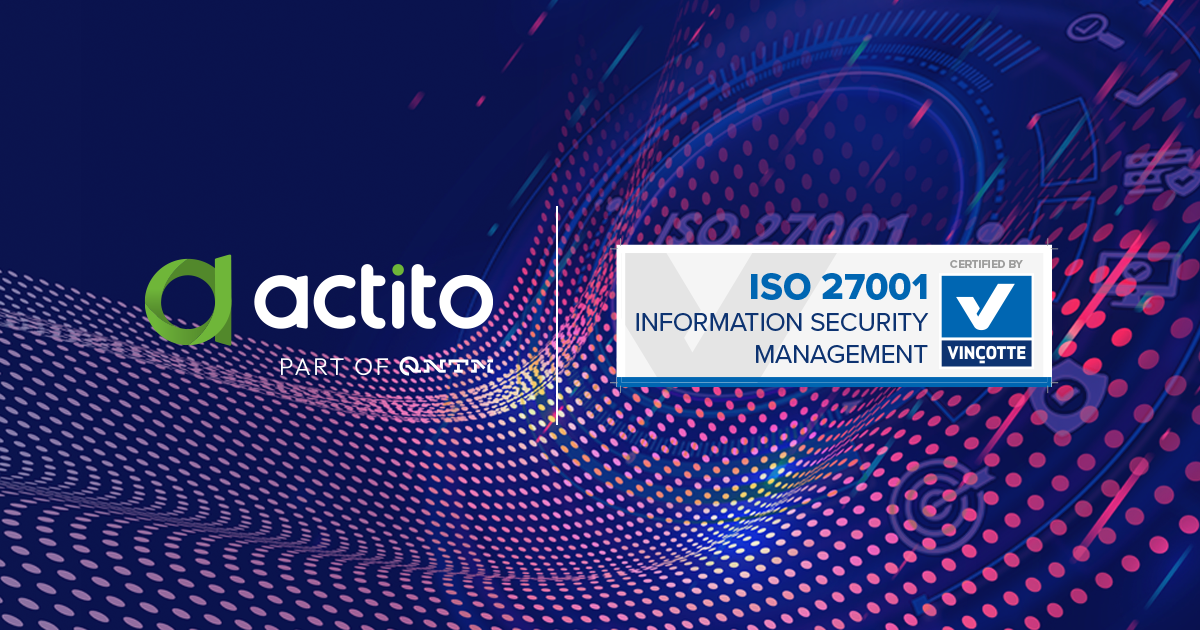 Actito obtains ISO 27001 certification: A strengthened commitment to your data security