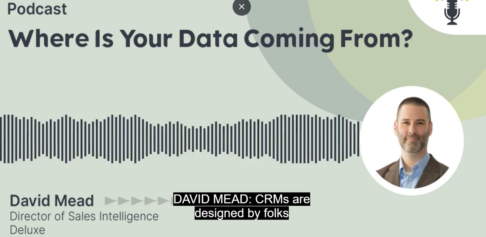 Where Is Your Data Coming From?