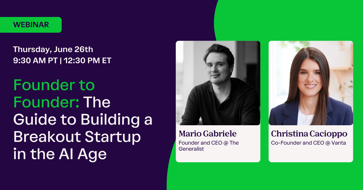 Founder to Founder: The Guide to Building a Breakout Startup in the AI Age