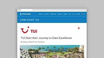 TUI Start their Journey to Data Excellence