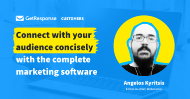 Angelos Kyritsis, GetResponse Customer Success Story