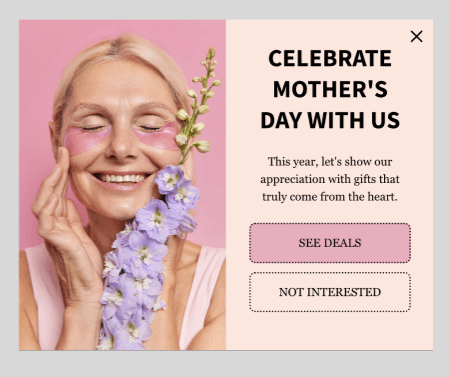 How to create Mother's Day popups [with best practices]