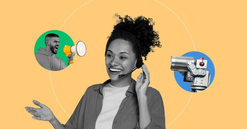 Real-time quality coaching in customer service