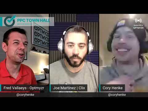 PPC Town Hall 20: Mastering Video Ads with Joe Martinez and Cory Henke