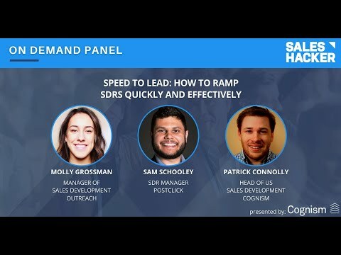 Speed to Lead: How to Ramp SDRs Quickly and Effectively