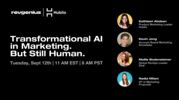 Watch the Recap : Recap – Transformational AI in Marketing. But Still Human.