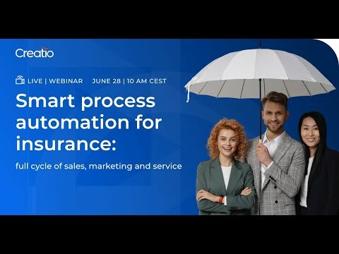 Smart workflow automation for the insurance industry: sales, marketing & service