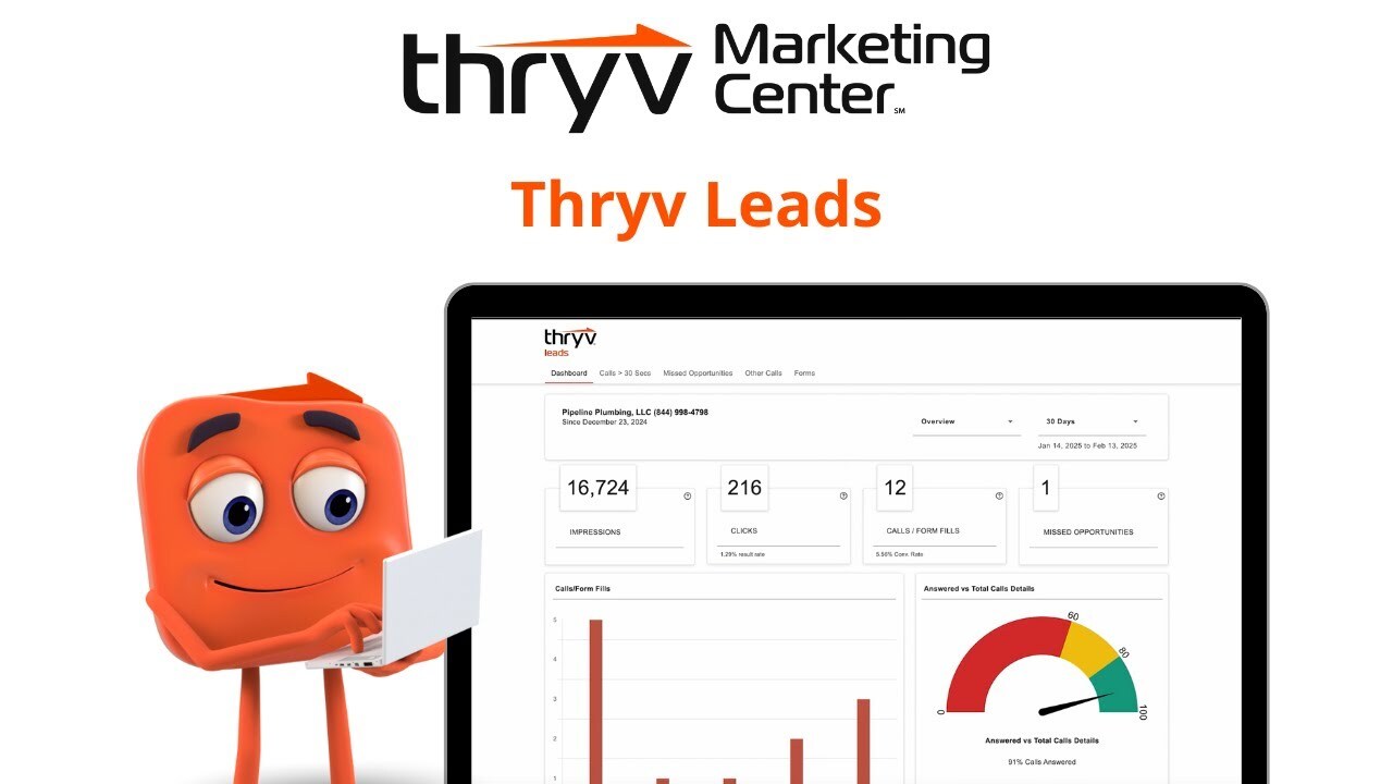 Thryv Marketing Center Overview: Thryv Leads
