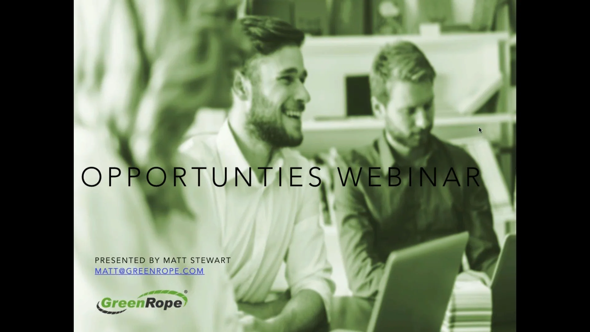 GreenRope Features Webinar: Opportunities