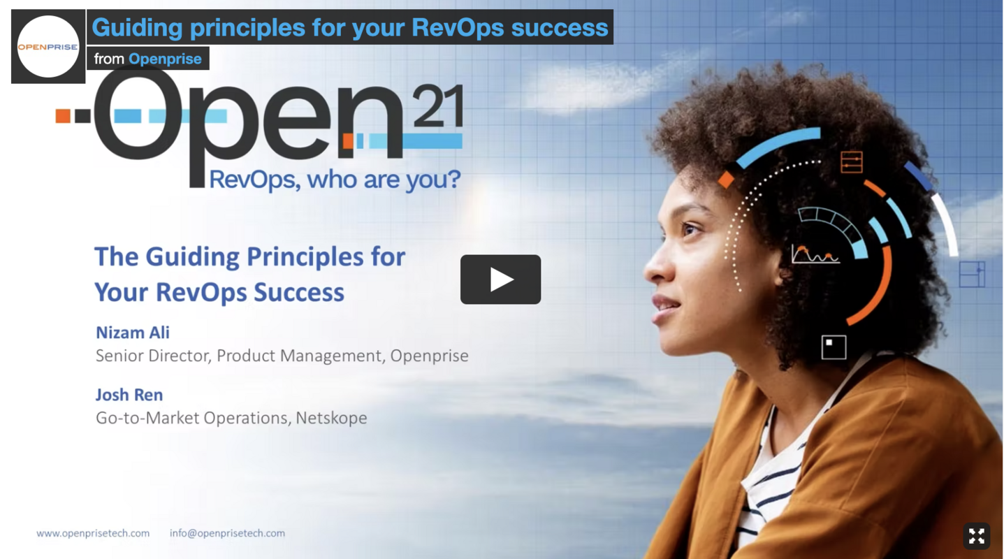 Guiding principles for your RevOps success