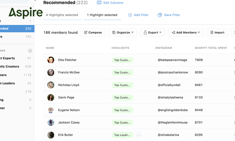 What's new at Aspire: Shopify data integration