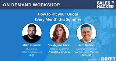 How to Hit your Quota Every Month this Summer