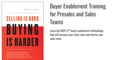 Buyer Enablement Training for Presales & Sales Teams (Selling is Hard. Buying is Harder.)