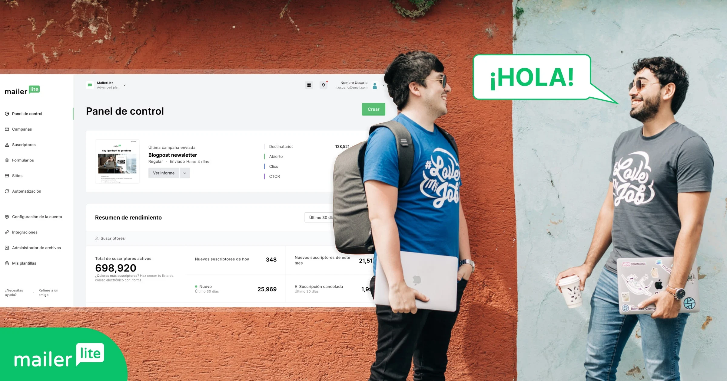 Say Hola! to MailerLite Spanish
