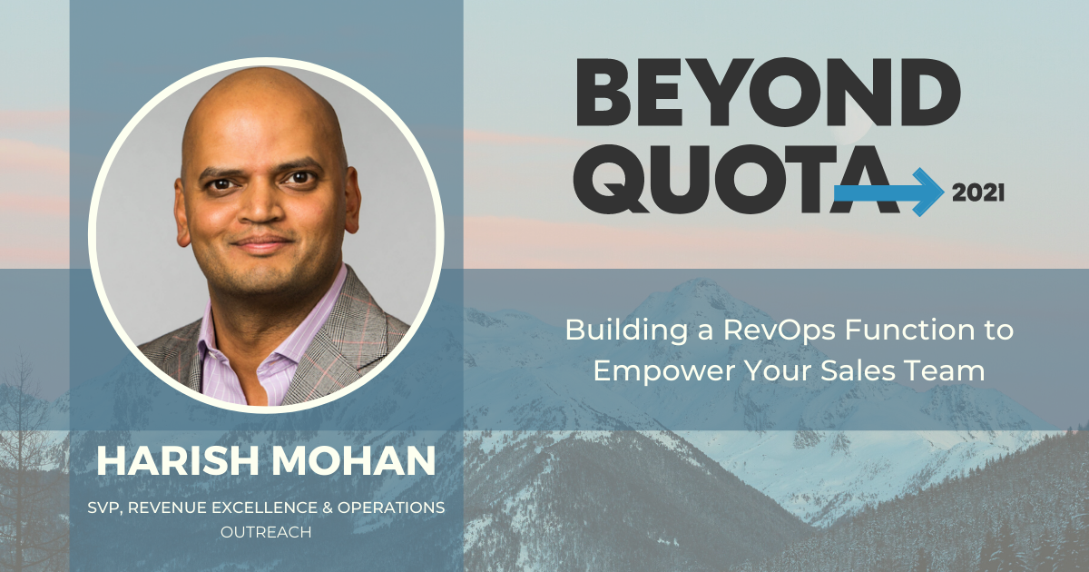 Building a RevOps Function to Empower Your Sales Team [VIDEO]