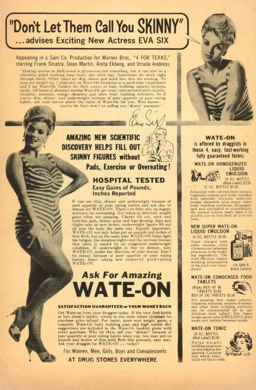 1963 Wate On Ad - Swipe File