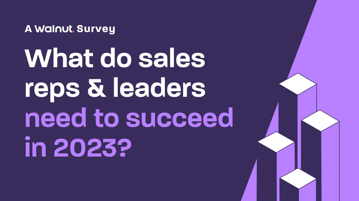 What do sales reps and leaders need to succeed in 2023?